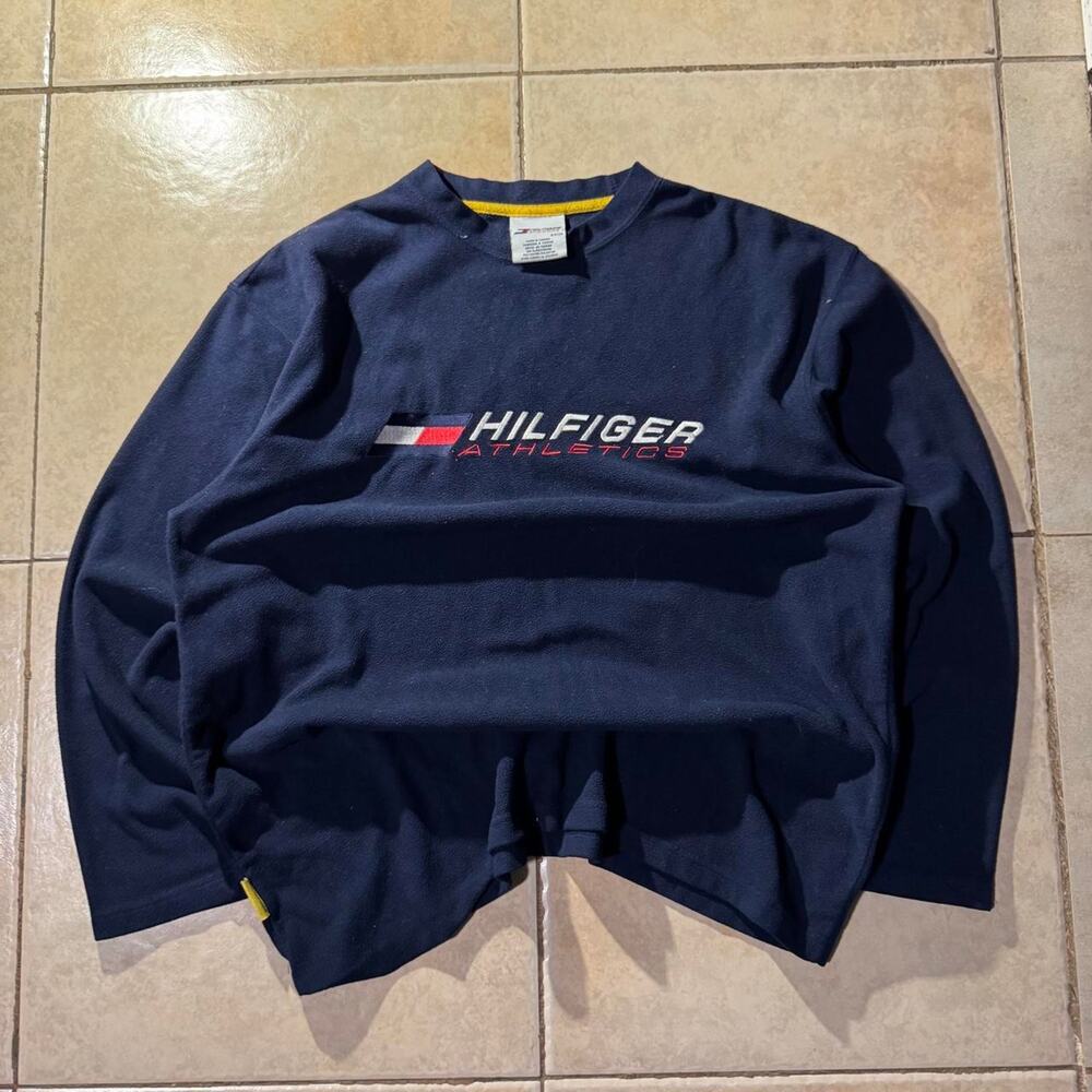 Vintage y2k tommy hilfiger athletic sweater Size S in Mens